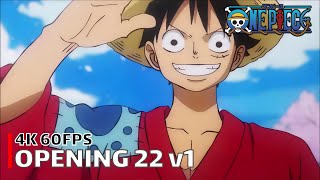 One Piece  Opening 15 【We go】 4K 60FPS Creditless  CC [upl. by Angil943]