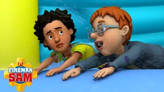 Fireman Sam Official  Mandy amp Norman Bounce Away  Water Rescues  Cartoon for Children [upl. by Weinshienk]