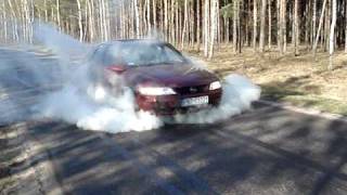 Opel VECTRA B 25 V6 burnout [upl. by Steffy]