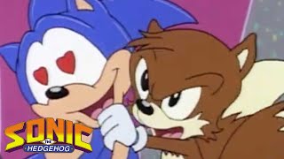 The Adventures of Sonic The Hedgehog Lovesick Sonic  Classic Cartoons For Kids [upl. by Eissirk]