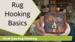 Beginner Rug Hooking Basics Part 1 What you need [upl. by Eenor943]