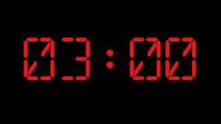 3 minute  timer and alarm  countdown  digital [upl. by Atteuqihc525]