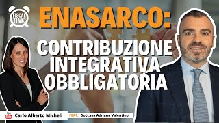 Enasarco  Contribuzione Integrativa Obbligatoria [upl. by Norwood]