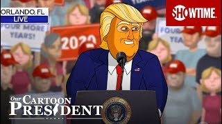 Cartoon Trump Announces His 2020 Campaign Ep 207 Cold Open  Our Cartoon President [upl. by Milone192]