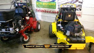 Stinger QuadAer VS Exmark 30quot Aerators [upl. by Anelle]