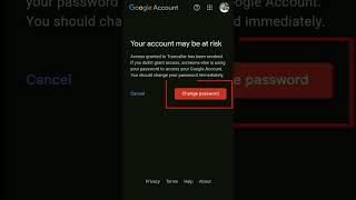 How to protect google account shorts google [upl. by Oizirbaf166]