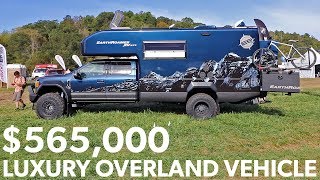 What a 565000 Overland Vehicle Looks Like  EarthRoamer Luxury Expedition Vehicle Rig Walkaround [upl. by Osnofledi672]