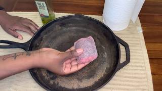 How to Restore a Cast Iron Skillet [upl. by Debbie146]