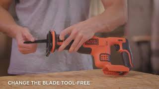 BLACKDECKER 18V Cordless Reciprocating Saw [upl. by Ilana]