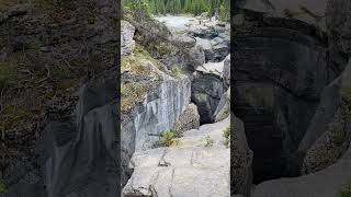 Mistaya Canyon Alberta Canada canadianrockies nature waterfall canyon [upl. by Najar910]