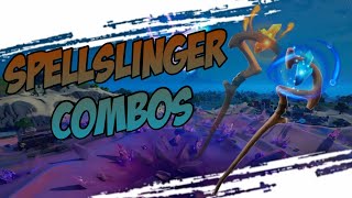 Best Combos  Spellslinger  Fortnite Skin Review [upl. by Ryun]