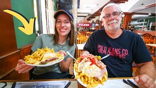 Visiting MONTEVIDEOs Attractions  Eating CHIVITO Uruguays National Dish 🇺🇾 [upl. by Webber]