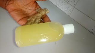 How to make Ginger Oil at Home for Hair Growth [upl. by Crist]