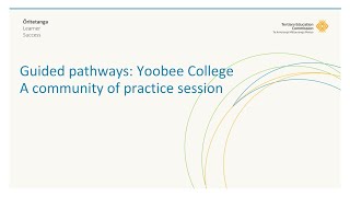 Guided pathways Yoobee College [upl. by Beutler639]