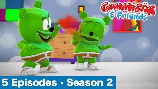 Gummy Bear Show Season 2  5 EPISODES 1115  Gummibär And Friends [upl. by Ihtraa]