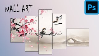 Creating a Wall Art in Adobe Photoshop [upl. by Adams]