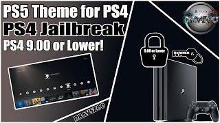 PS5 Theme for PS4 Jailbreak 900 or Lower [upl. by Mastrianni]