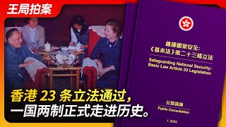 香港23条立法通过，一国两制正式走入历史。｜一国两制｜基本法｜23条｜国家安全条例｜香港国安法｜反送中运动｜董建华｜邓小平｜林郑月娥｜习近平｜王局拍案20240326 [upl. by Virgina552]