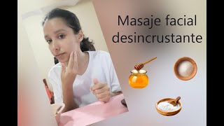 Masaje facial desincrustante [upl. by Maclaine]