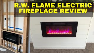 RW Flame Electric Fireplace Review And Installation Tips [upl. by Wollis]