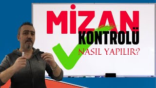 Mizan Kontrolü Nasıl Yapılır  Aydın Tuzcu  No 31 [upl. by Reece]