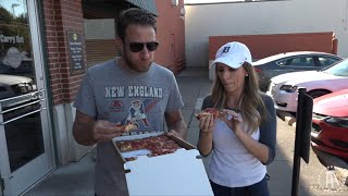 Barstool Pizza Review  Buddys Pizza Dearborn MI With Special Guest Kellie Rowe [upl. by Ecurb446]