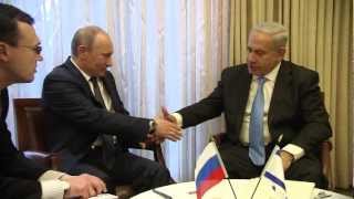 PM Netanyahu Meets with Russian President Putin in Jerusalem [upl. by Nihcas]