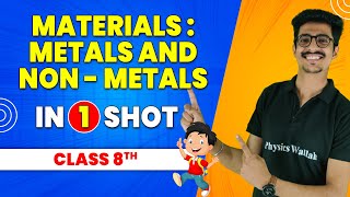 Materials  Metals and Non  Metals in 1 Shot  Class 8th Science  Pariksha Abhyas [upl. by Ruff]