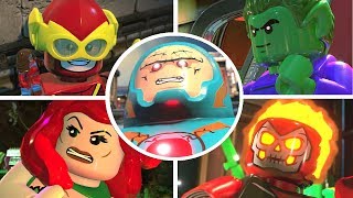 LEGO DC SuperVillains  All Story Bosses [upl. by Noakes]