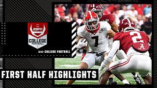 CFP National Championship Georgia Bulldogs vs Alabama Crimson Tide  First Half Highlights  ESPN [upl. by Finegan]