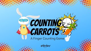 COUNTING CARROTS  Finger Exercise Game for Kids  Finger Counting  Preschool Fine Motor Activity [upl. by Lekym484]