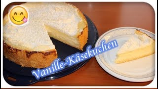 VanilleKäsekuchen  Quarktorte  einfach  lecker  😋 [upl. by Yssirhc]