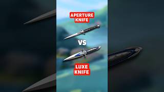 New APERTURE KNIFE vs LUXE KNIFE Valorant Best Knife Skin [upl. by Fern148]