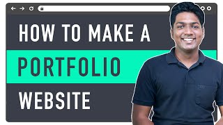 How To Make A Portfolio Website in WordPress [upl. by Galitea]