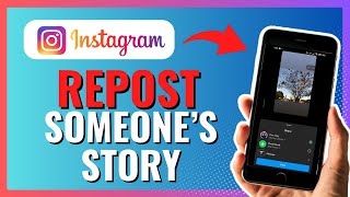 How to Repost Someones Story on Instagram 2024 [upl. by Airotciv]