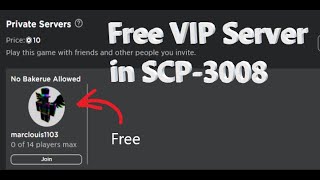 EXPIRED Free VIP Server in SCP3008 Roblox 2023 [upl. by Katz737]