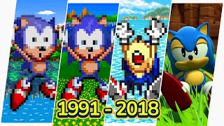 The Evolution of Sonic Deaths in Sonic Games 1991  Present [upl. by Yknip]