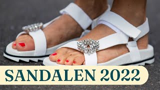 Die wichtigsten SandalenTrends für den Sommer 2022 [upl. by Sairahcaz]