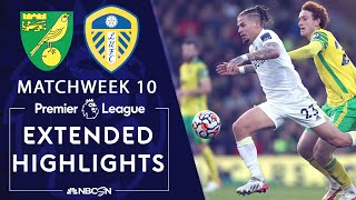 Norwich City v Leeds United  PREMIER LEAGUE HIGHLIGHTS  10312021  NBC Sports [upl. by Dhu397]