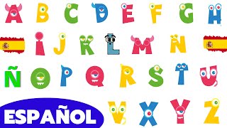 Las LETRAS del ALFABETO en Español para Niños y Adultos  El Abecedario  Spanish alphabet song [upl. by Broucek]