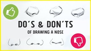 How to draw a nose for kids easy  How to draw nose for Beginners EASY WAY TO DRAW A REALISTIC NOSE [upl. by Lorolla]