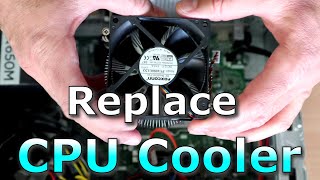 How to replace the CPU cooler in a Desktop PC Dell Inspiron  Easy Step by Step [upl. by Garvin415]