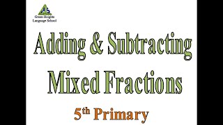 Adding amp Subtracting Mixed Numbers Unlike Denominators [upl. by Nuahsor]