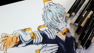 How to draw Shigaraki Tomura From MY HERO ACADEMIA Boku No Hero Academia [upl. by Pascia]