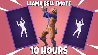 FORTNITE LLAMA BELL EMOTE WITH DURRBURGER 10 HOURS Beef Boss [upl. by Hackett]