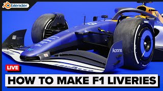 How To Create Your Own 2022 F1 Liveries 3D Render [upl. by Lozar911]