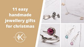 11 Easy Handmade Christmas Gifts  Jewellery Making Projects  Kernowcraft [upl. by Zoie]