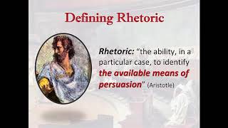 Introduction to quotRhetoricquot [upl. by Friday]