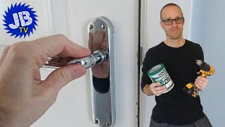 How to fix a loose door handle  Easy method [upl. by Gizela]