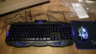 MFTEK Gaming Keyboard and Mouse Combo Set [upl. by Akel]